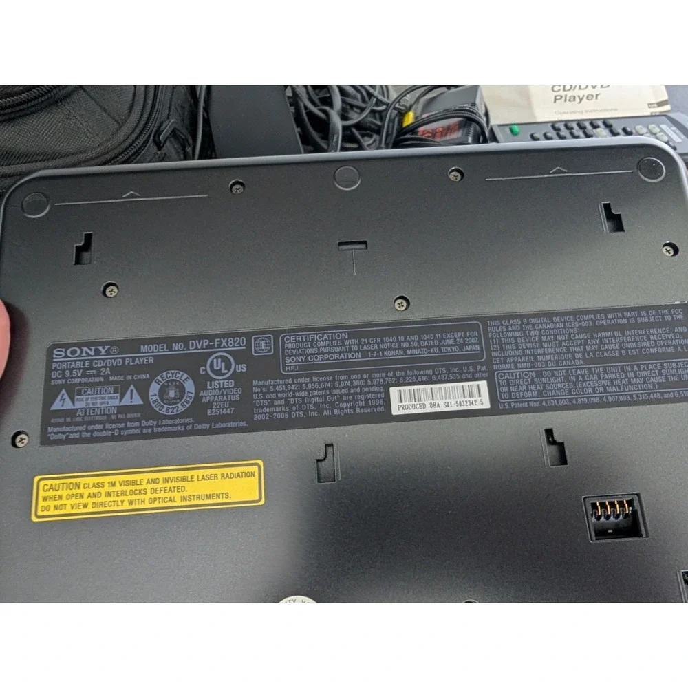 Sony Portable CD/DVD Player DVP-FX820 8